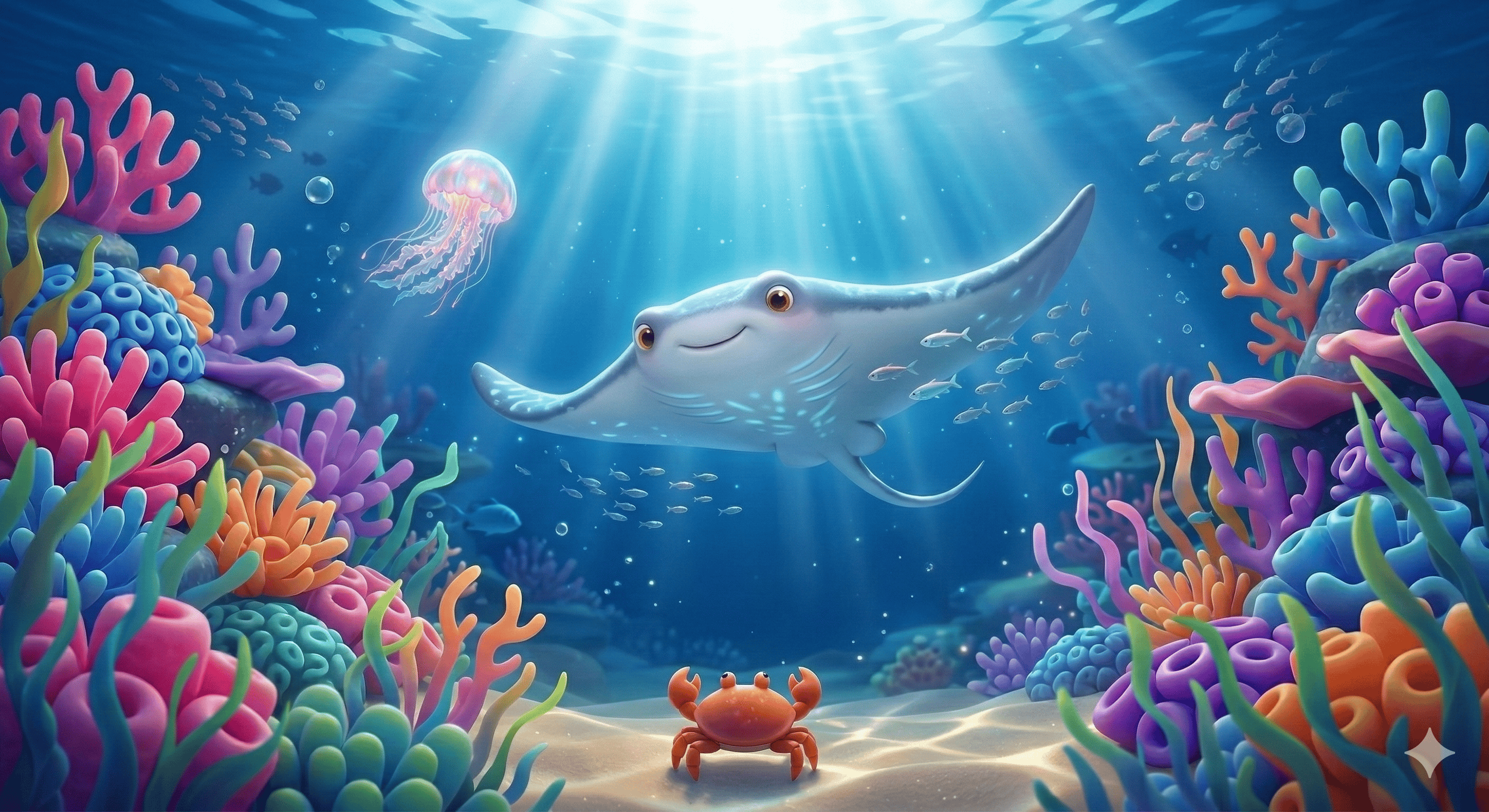 Ocean reef scene