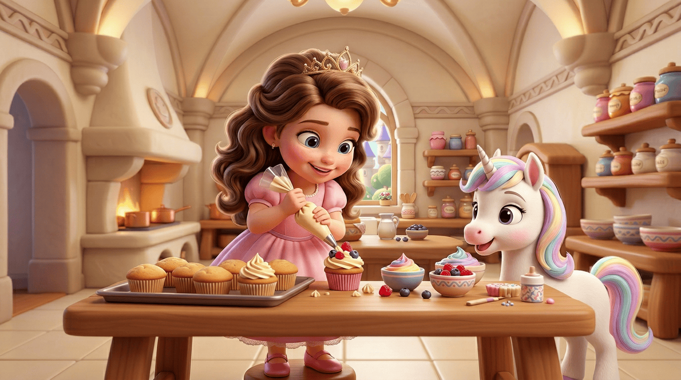 Princess Lily and her birthday world